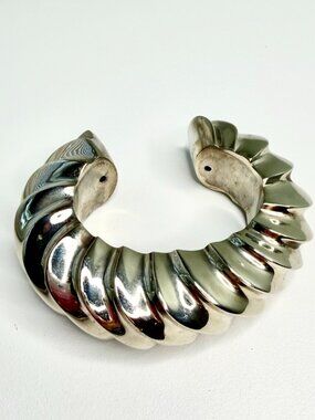 Vintage Patricia Von Musulin Vintage Sterling Silver Cuff